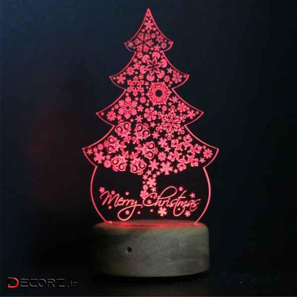 چراغ خواب ای پلاس دیزاین طرح درخت کریسمس