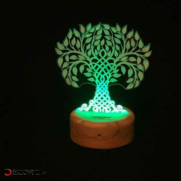 چراغ خواب ای پلاس دیزاین طرح درخت