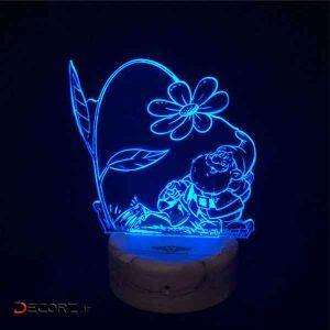 چراغ خواب ای پلاس دیزاین طرح سفیدبرفی