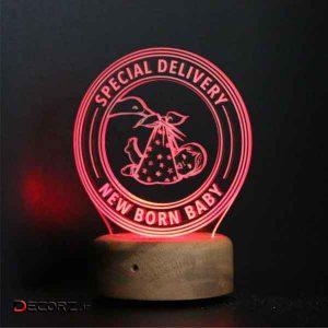 چراغ خواب ای پلاس دیزاین طرح قدم نورسیده