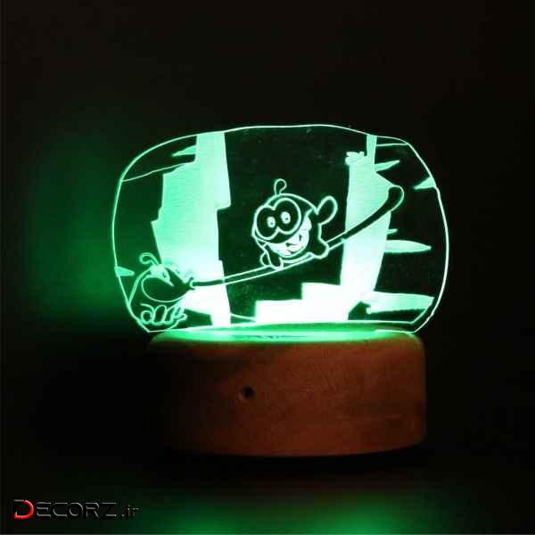 چراغ خواب ای پلاس دیزاین طرح قورباغه