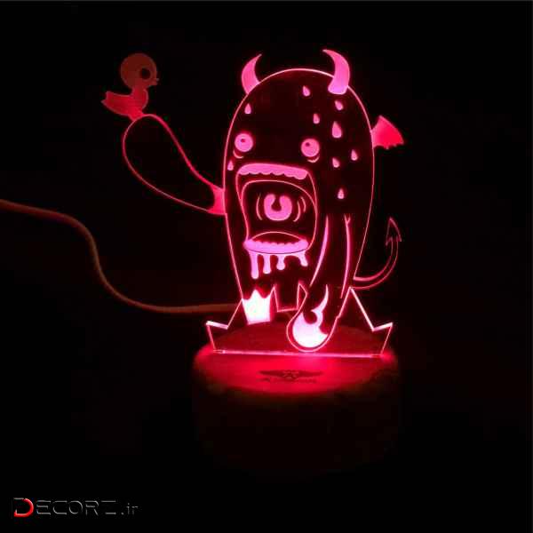 چراغ خواب ای پلاس دیزاین طرح هیولا