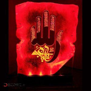 چراغ خواب سه بعدی طرح یا ابا عبدالله الحسین (ع)