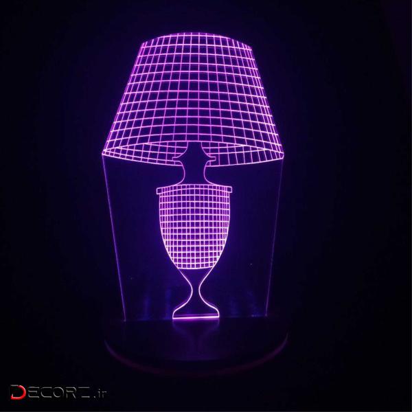 چراغ خواب سه بعدی پارسافن لیزر طرح آباژور