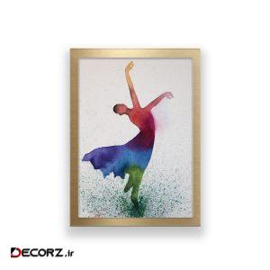 تابلو طرح نقاشی آبرنگی
