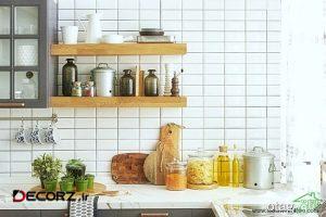 خلاقیت در چیدمان وسایل آشپزخانه با استفاده از کابینت جادار