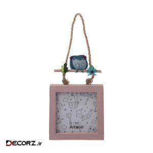 قاب عکس آرتون طرح جغد کد ۰۱۲ سایز  ۱۰×۱۰ سانتی متر