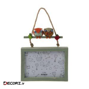قاب عکس آرتون طرح جغد کد ۰۲۷ سایز  ۱۰×۱۵ سانتی متر
