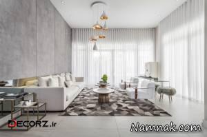 ۱۰ طرحی داخلی سفید و خاکستری برای سالن نشیمن مدرن ۱۰ طرحی داخلی سفید و خاکستری برای سالن نشیمن مدرن
