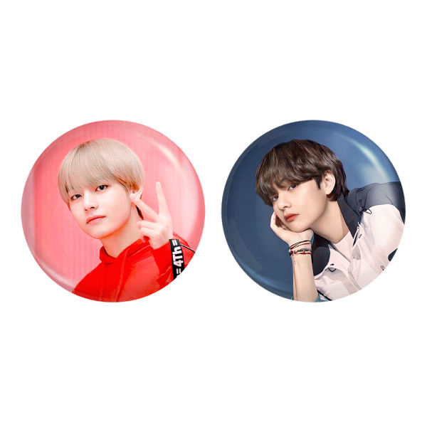 مگنت خندالو طرح تهیونگ وی گروه بی تی اس کد 42374238 مجموعه 2 عددی