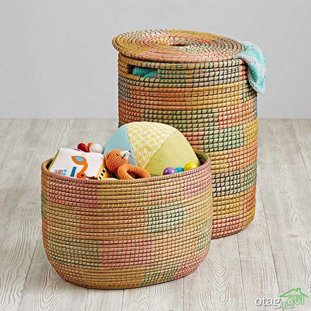 مدل سبد رخت چرک حصیری و پارچه ای در طرح های بسیار شیک و زیبا مدل سبد رخت چرک حصیری و پارچه ای در طرح های بسیار شیک و زیبا