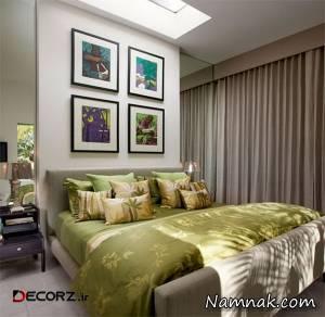 اتاق خواب هایی برای عاشقان رنگ سبز + تصاویر اتاق خواب هایی برای عاشقان رنگ سبز + تصاویر