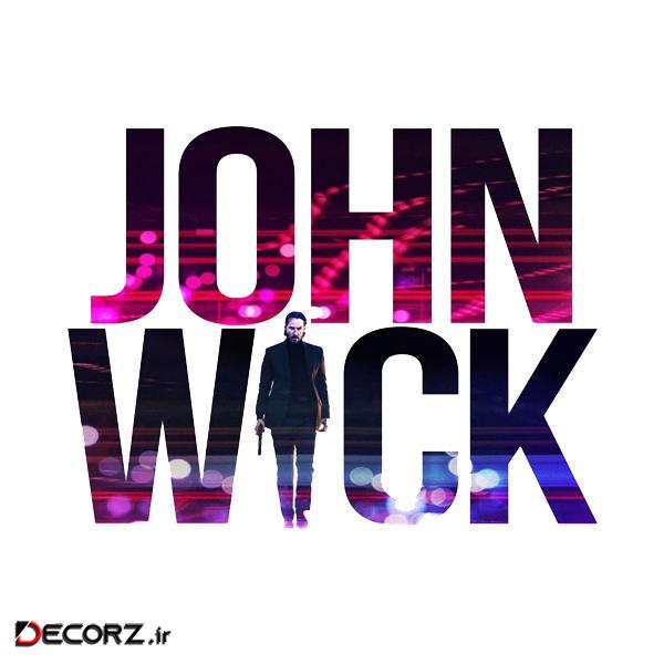 استیکر طرح JOHN WICK کد STF156 استیکر طرح JOHN WICK کد STF156