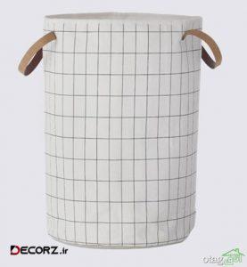 سبدهای رخت چرکِ حصیری و پارچه ای بسیار زیبا سبدهای رخت چرکِ حصیری و پارچه ای بسیار زیبا