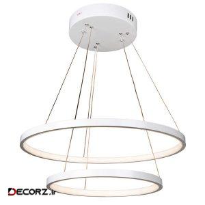 لوستر سقفی چشمه نور مدل مدرن کد L6312/2H