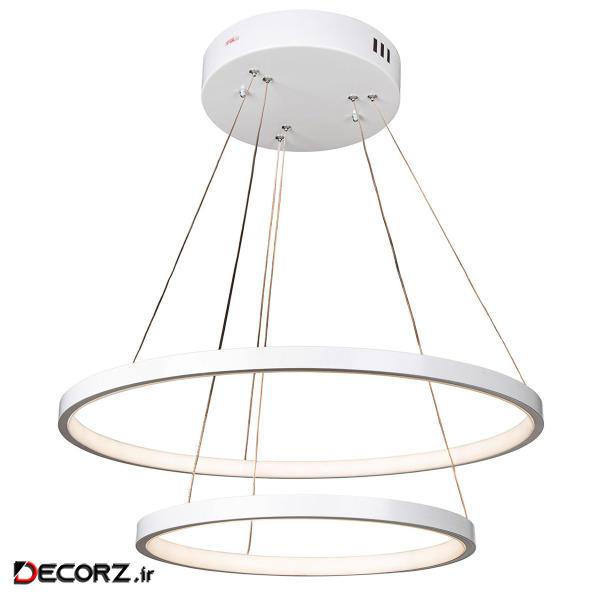 لوستر سقفی چشمه نور مدل مدرن کد L6312/2H لوستر سقفی چشمه نور مدل مدرن کد L6312/2H