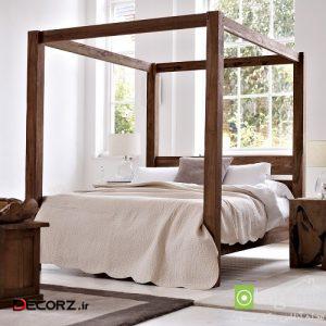 مدل های جدید تخت خواب سایبانی و ستون دار با طراحی شیک و زیبا مدل های جدید تخت خواب سایبانی و ستون دار با طراحی شیک و زیبا