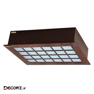 چراغ سقفی چوبین کد C 106 3CL چراغ سقفی چوبین کد C 106 3CL