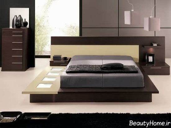 مدل تخت خواب عروس جدید و زیبا با طراحی شیک و لوکس