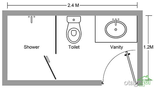30 مدل نقشه سرویس بهداشتی و حمام با طراحی اصولی و کارآمد