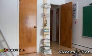 ساخت کتابخانه کوچک دیواری منزل + آموزش ساخت کتابخانه کوچک دیواری منزل + آموزش