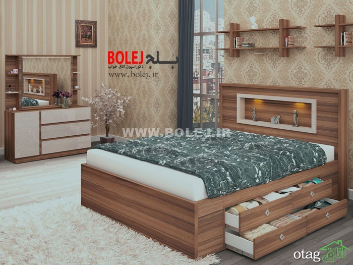 کاور کوسن طرح پیانو قهوه ای دکوراتیو