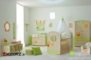 مدل سیسمونی اتاق نوزاد در طرح و رنگ های شاد مناسب پسر و دختر