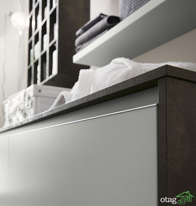 کابینت حمام و دستشویی با طراحی بسیارشیک و مدرن