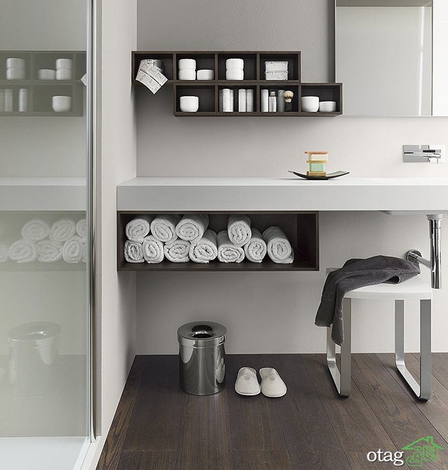 کابینت حمام و دستشویی با طراحی بسیارشیک و مدرن