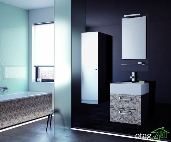 کابینت حمام و دستشویی با طراحی بسیارشیک و مدرن