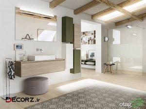 کابینت حمام و دستشویی با طراحی بسیارشیک و مدرن کابینت حمام و دستشویی با طراحی بسیارشیک و مدرن