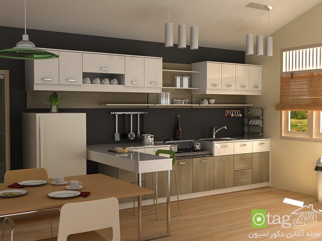 مدل کابینت 2015 جدید در سبک های کلاسیک، مدرن و هایگلاس