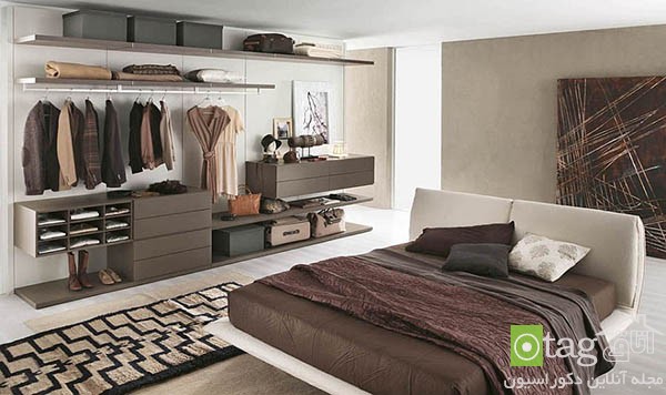 طرح های جدید و شیک کمد اتاق خواب مناسب فضاهای کوچک