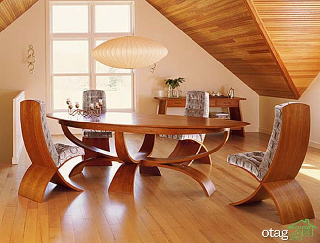 آشنایی با 30 مدل جدید میز ناهار خوری چوبی کلاسیک و مدرن [قیمت ارزان]