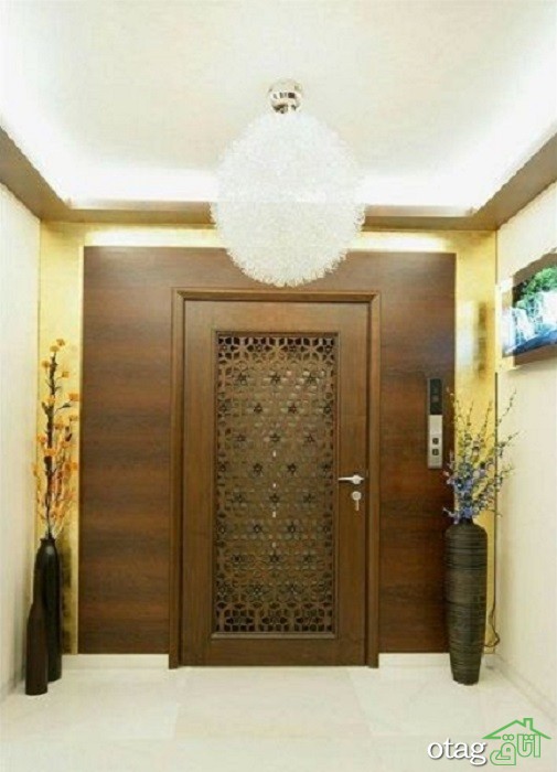 45 مدل درب چوبی آپارتمان مدرن و زیبا [در سال جدید]