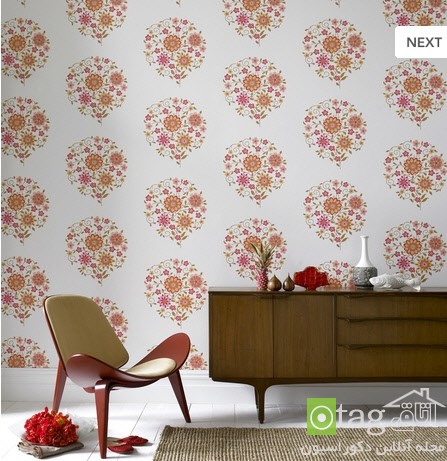 مدل کاغذ دیواری جدید برای دیوارهای بزرگ و بلند در منزل