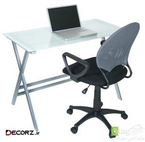 مدل میز و صندلی کامپیوتر با طراحی ارگونومیک و شیک