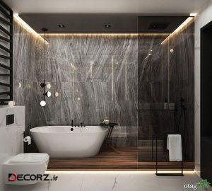 طراحی حمام مدرن و لاکچری چگونه است؟ طراحی حمام مدرن و لاکچری چگونه است؟