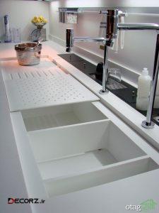مدل‌های جدید سینک ظرفشویی سفید در انواع سرامیکی و استیل